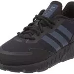 adidas ZX 1k Boost, Scarpe da Running Uomo, Core Black Black Blue Met Core Black