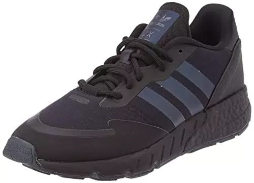 adidas ZX 1k Boost, Scarpe da Running Uomo, Core Black Black Blue Met Core Black
