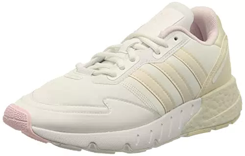 adidas ZX 1K Boost W, Scarpe da Ginnastica Donna, Ftwr White/Wonder White/Clear Pink