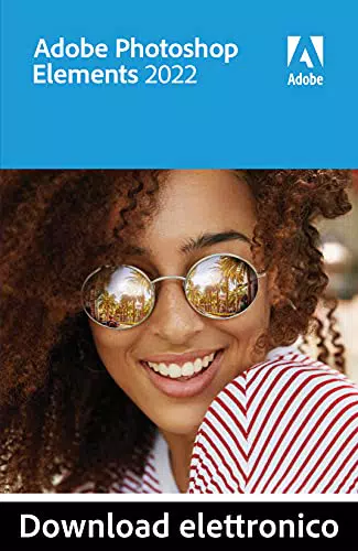 Adobe Photoshop Elements 2022 1 Dispositivo 1 Utente Codice d'attivazione per PC via email