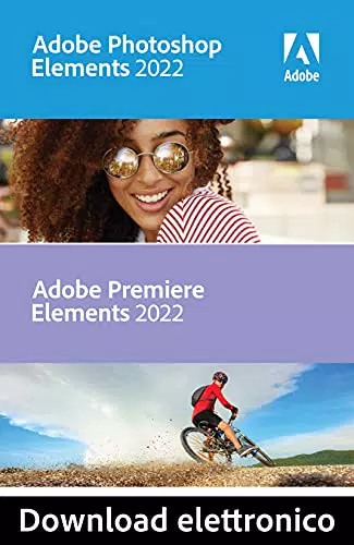 Adobe Photoshop Elements 2022 & Premiere Elements 2022 1 Dispositivo 1 Utente Codice d'attivazione per Mac via email
