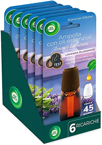 Airwick Ricariche per Diffusore di Oli Essenziali Armonia Istantanea
