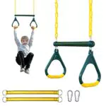 Altalena a Trapezio per Bambini, Vanku Altalena Trapezoidale con Anello