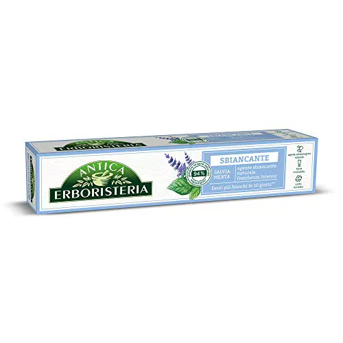 Antica Erboristeria Dentifricio Sbiancante con Acqua di Salvia e Menta