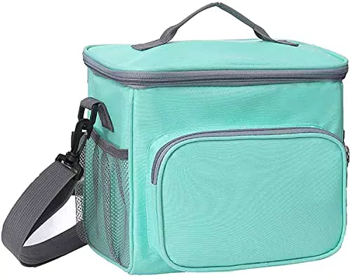 Aoresac Borsa Termica Pranzo 10L, Lunch Box Borse Frigo Piccola Cibo Alimentazione con Grande Capacità e Maniglia Durevole Borsa Termica Porta Pranzo per Campeggio Lavoro Scuola Picnic
