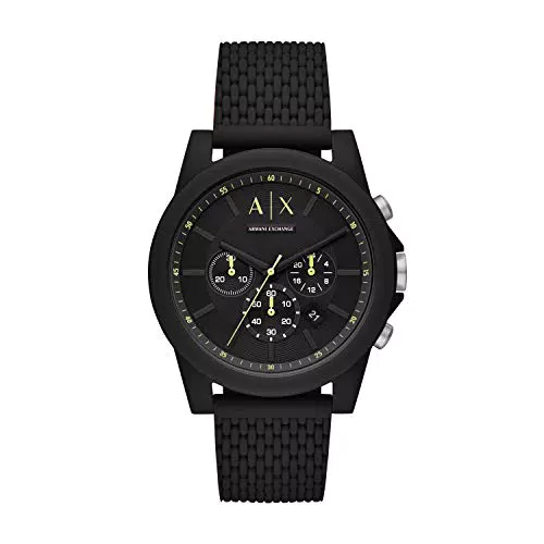 ARMANI Exchange Chronograph maschile al quarzo con braccialetto AX1344