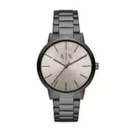 Armani Exchange Orologio da Uomo a Tre Lancette in Acciaio Inossidabile