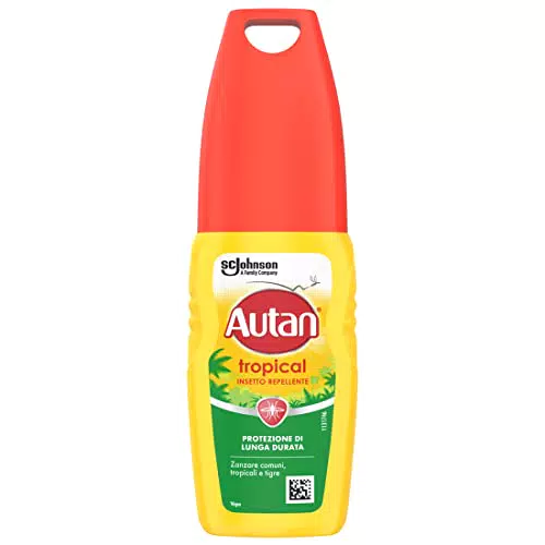 Autan Tropical Spray Antizanzare Comuni, Tigre e Tropicali