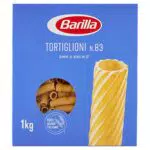 Barilla Pasta Tortiglioni N.83, Pasta Corta di Semola di Grano Duro 100% Italiano Selezionato