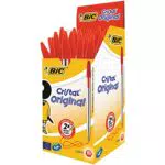 BIC Penne Rosse a Sfera, Cristal Original, Punta Media
