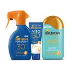 Bilboa, Kit Protezione Solare Alta con Vitamina C, Trigger Solare Burrocacao SPF 30
