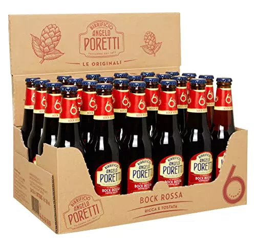 Birrificio Angelo Poretti Birra 6 Luppoli Bock Rossa 24 Bottiglie da 33 cl
