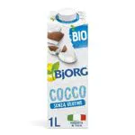 BJORG Bevanda Biologica Latte di Cocco, 100% Ingredienti Vegetale, 1L
