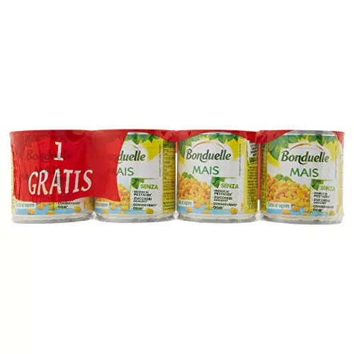 Bonduelle Mais Cotto al Vapore, 4 x 150g
