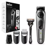 Braun Regolabarba Uomo E Rasoio Elettrico Barba Con 3 Accessori Inclusi
