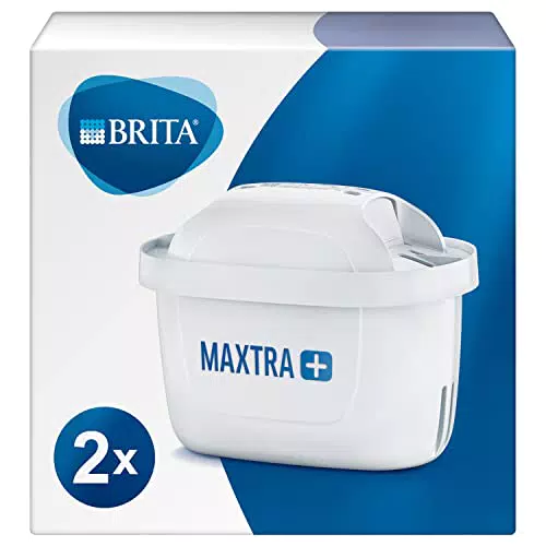 BRITA Filtri MAXTRA+ per Caraffa Filtrante per acqua - incl. 2 Filtri MAXTRA+ per la riduzione di cloro