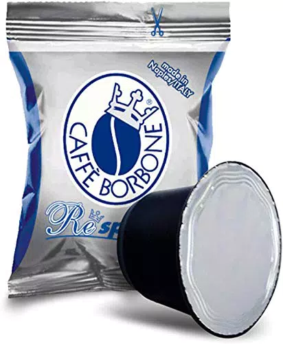 CAFFÈ BORBONE RESPRESSO - MISCELA BLU - Box 50 CAPSULE COMPATIBILI NESPRESSO da 5g