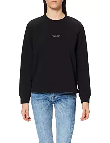 Calvin Klein Mini Sweatshirt Maglia di Tuta, CK Black