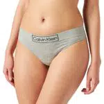 Calvin Klein Thong Slip a Tanga, Grey Heather