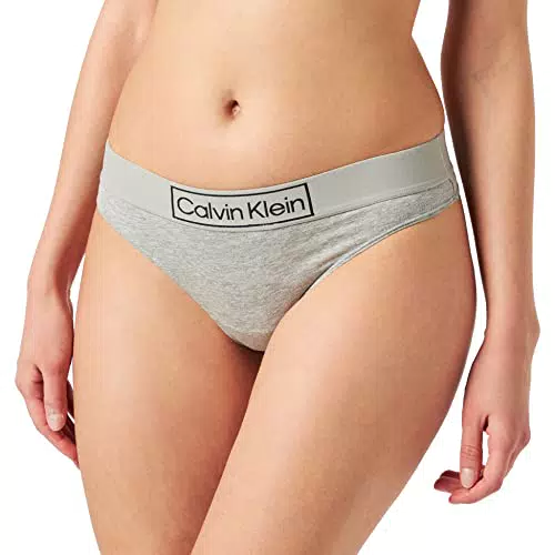 Calvin Klein Thong Slip a Tanga, Grey Heather