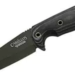 Camillus Coltelli, con fodero balistico in nylon, lama in acciaio AUS-8 in carbonitruro di titanio da 9