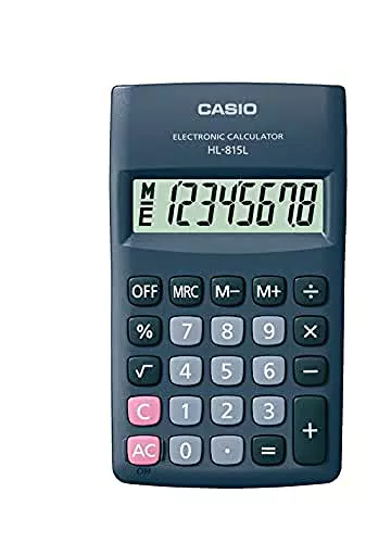 Casio HL-815L calcolatrice tascabile - Display a 8 cifre