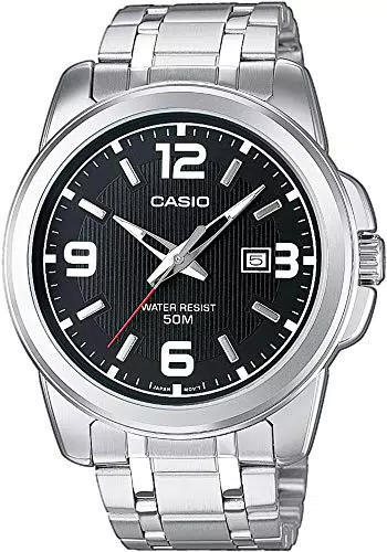 Casio Orologio Analogico al Quarzo Uomo con Cinturino in Acciaio Inox MTP-1314PD-1AVEF