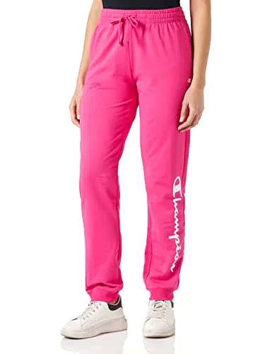 Champion American Classics - Big Logo Rib Cuff, Pantaloni da Tuta