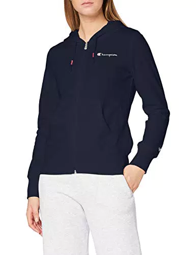 Champion Classic Small Logo Hooded Full Zip Sweatshirt