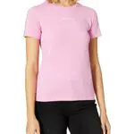 Champion Velvet Block T-Shirt Donna, Rosa, M