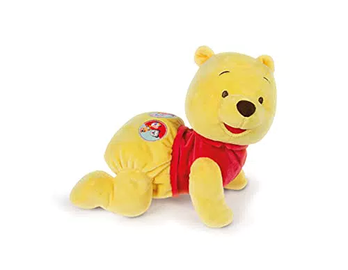 Clementoni- Disney Winnie The Pooh Gattona con Me Pooh & Friends Peluche Primi Passi