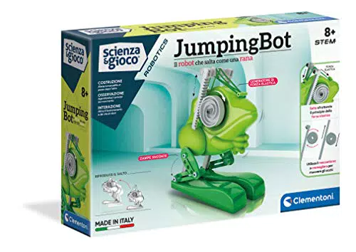 Clementoni- Scienza e Gioco Robotics-JumpingBot, Robot per Bambini