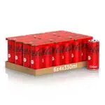Coca-Cola Zero Zuccheri 24 Lattine da 330 ml, Tutto il Gusto della Formula Coca-Cola Senza Calorie