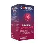 CONTROL Sensual Dots & Lines Preservativi Stimolanti - 24 Profilattici