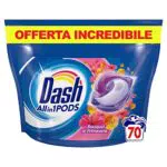 Dash Pods Detersivo Lavatrice In Capsule, 70 Lavaggi