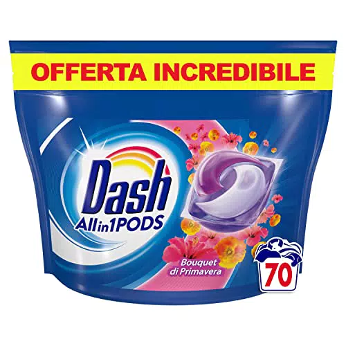 Dash Pods Detersivo Lavatrice In Capsule, 70 Lavaggi