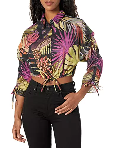 Desigual Cam_Ona Camicia, Black, L da Donna