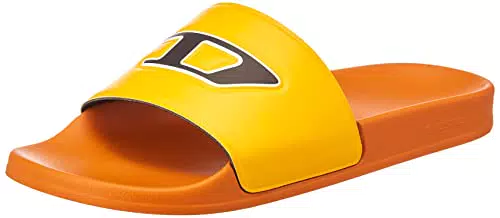 Diesel Sa-Mayemi D, Ciabatte da Piscina Uomo, Giallo/Arancione