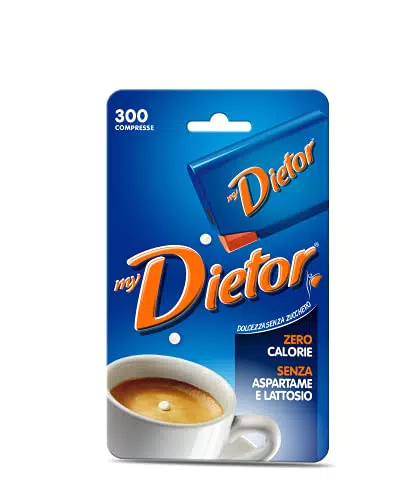 Dietor - Mydietor Dolcificante Naturale 0 Kcalenza Glutineenza Aspartame - Blister Da 300 Compresse
