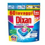 Dixan PowerCaps Multicolor, Detersivo Lavatrice Capsule
