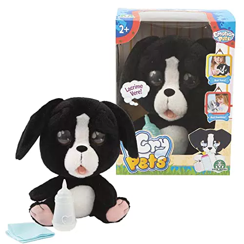 Emotion Pets Cry Pets Cane che Beve e Piange, Nero