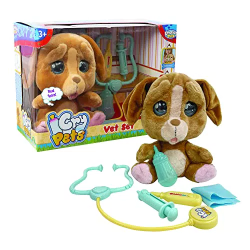 Emotion Pets Cry Pets Veterinario Set Deluxe Peluche Interattivo