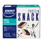 Enervit, Protein Snack al Cocco, Pack di 8 Barrette da 27 Grammi
