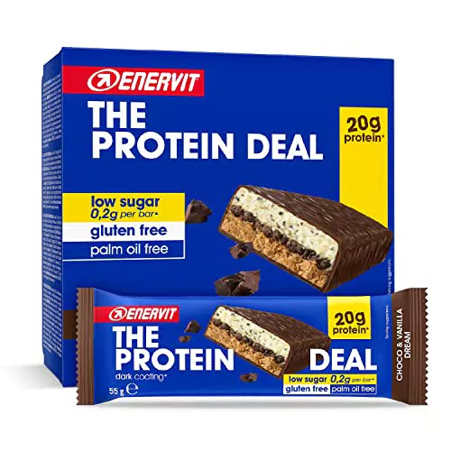 Enervit, The Protein Deal Choco & Vanilla Dream, 12 Barrette da 55g