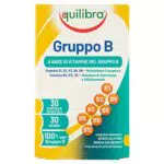 Equilibra Integratori Alimentari, Gruppo B, Integratore di Vitamine del Gruppo B per la Riduzione di Stanchezza e Affaticamento e per il Normale Metabolismo Energetico