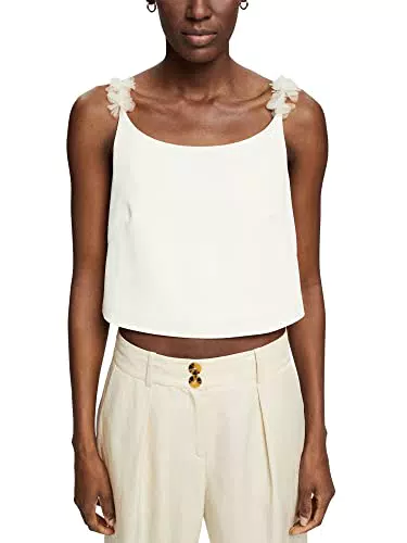 ESPRIT Collection 022EO1F318 Camicia da Donna, 055/Ice