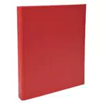 Exacompta - 51375E - 1 Raccoglitore Rigido Foderato Polipropilene per Formato A4 - Colore Rosso