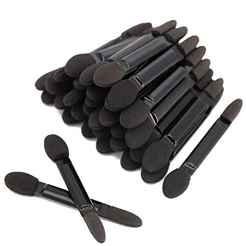 Fantasea Professionale Doppia Testa Ombretto Spazzole Strumento Cosmetico Monouso Doppio Lati Ombretto Spugna Pennelli Applicatore Trucco 50 Pz