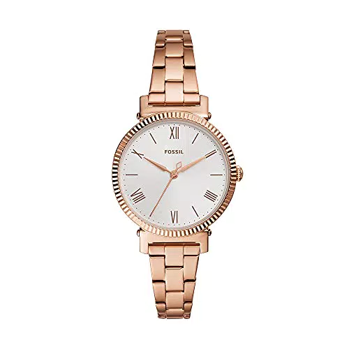 Fossil Orologio da Donna Daisy 3 Hand, Cassa 34 mm, Movimento al Quarzo