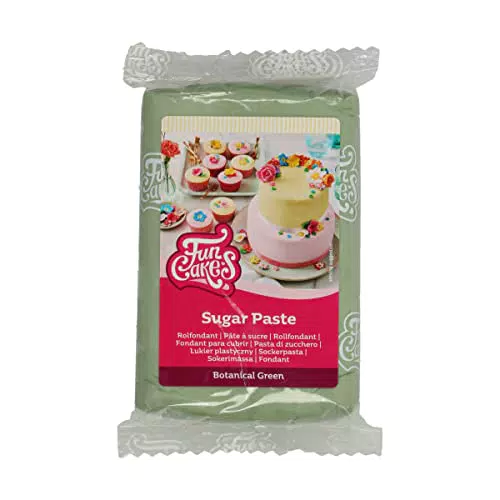 FunCakes Pasta di Zucchero Botanical Green: facile da usare